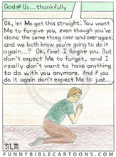 Load image into Gallery viewer, God Is Not Like Us...thankfully (Series Of 3) Cartoon