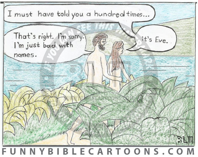 Adam And Eve Cartoon