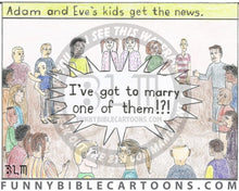 Load image into Gallery viewer, Adam And Eves Kids Get The News Series Of 4 Cartoon
