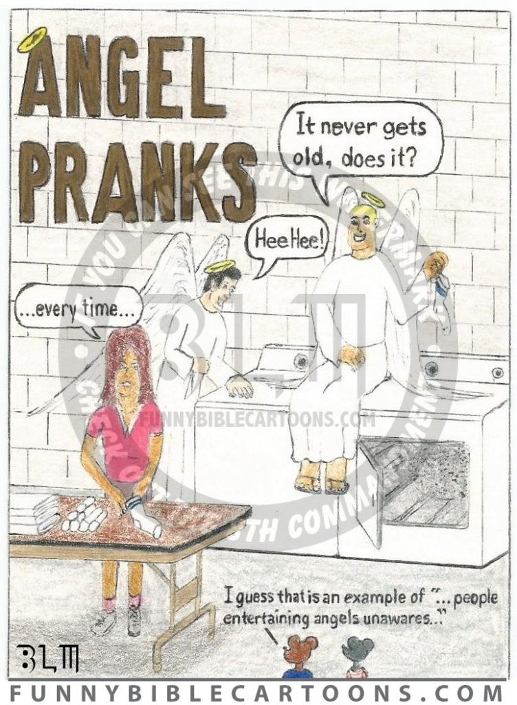 Angel Pranks Cartoon