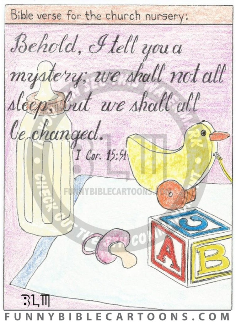 Bible Verse For The Church Nursery Cartoon