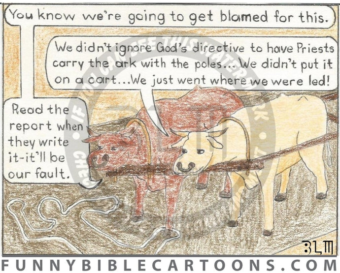 Blame The Oxen Cartoon