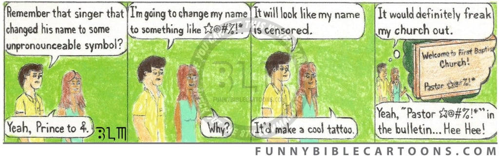 Censored Name Cartoon