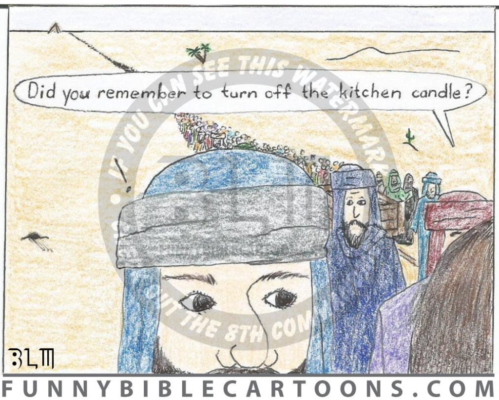 Did You Remember To Turn Off The Kitchen Candle Cartoon