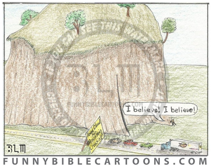 Faith To Move Mountains Cartoon