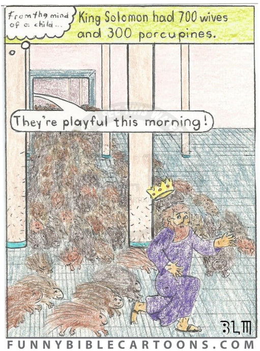 From The Mind Of A Child (One Series 7 #1 - 300 Porcupines Also Sold As Part At Discount) Cartoon