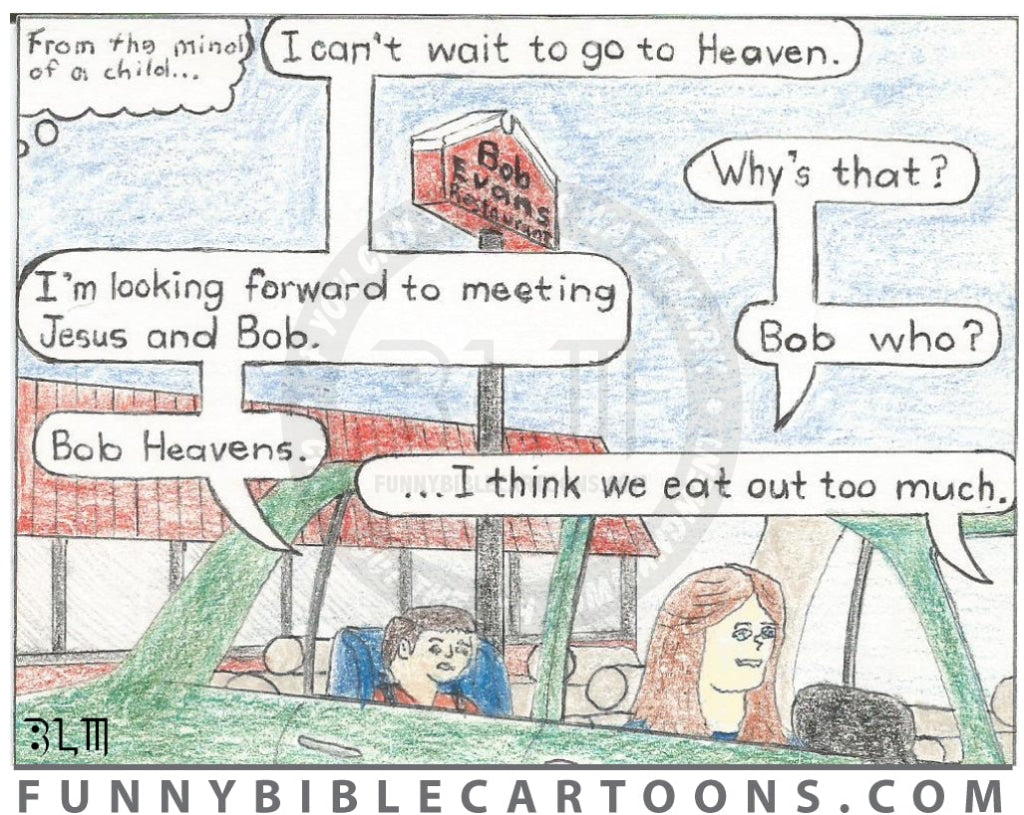 From The Mind Of A Child (One Series 7 #6 - Bob Heavens Also Sold As Part At Discount) Cartoon