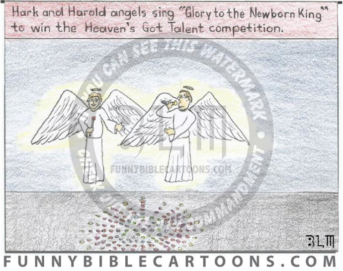 Hark And Herald Angels Cartoon