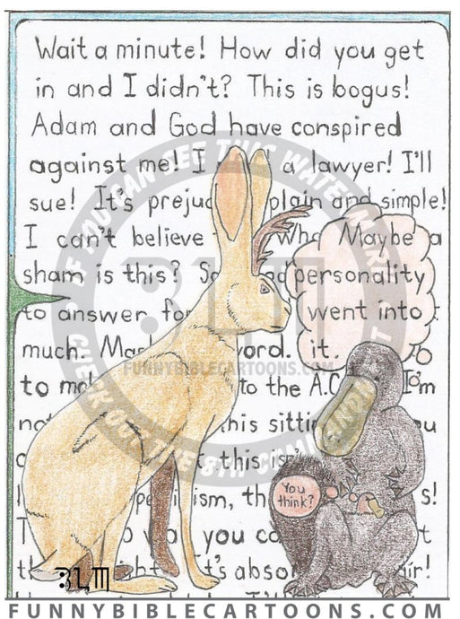 Jackalope Left Out Cartoon