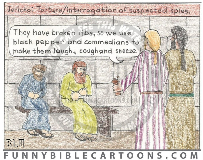 Jericho Spy Interrogation Cartoon