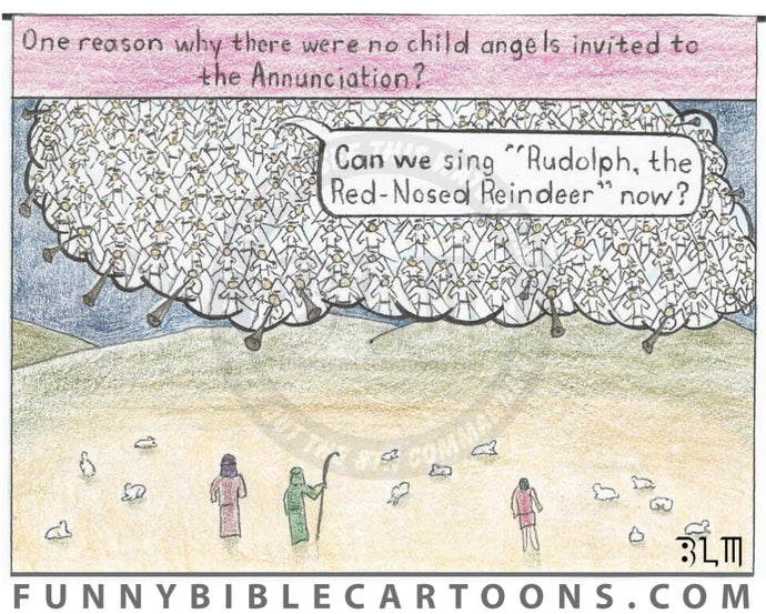 No Child Angels Cartoon