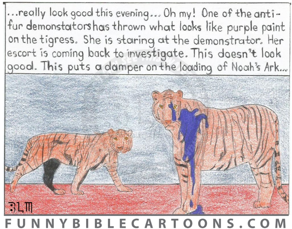 Noahs Ark Red Carpet Event (Series Of 4) Cartoon