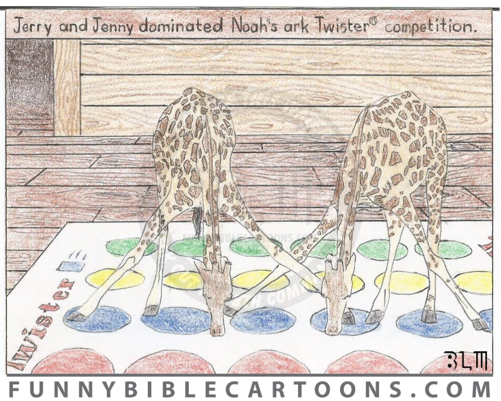 Noahs Ark Twister Competition Cartoon