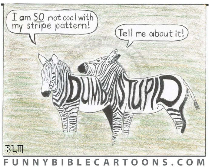 Not Cool Stripes Cartoons