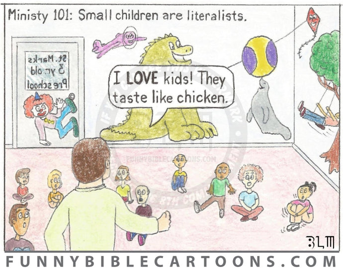 Pastor Brian Eats Kids (Also Available As Part Of A 2 Series (Ministry 101) At Discount) Cartoon