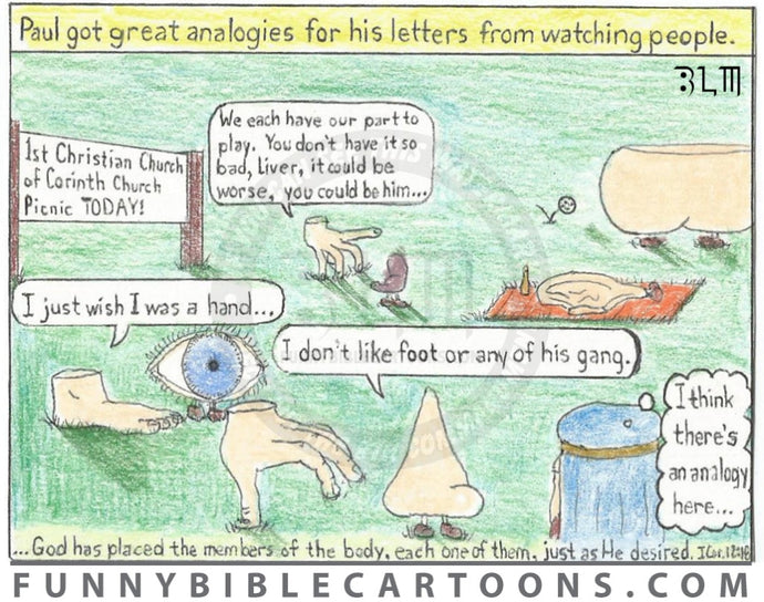 Paul Got Great Analogies... Cartoon