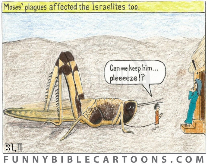 Plague Of Locusts Cartoon