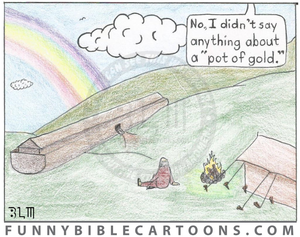 Pot of Gold – Funny Bible Cartoons