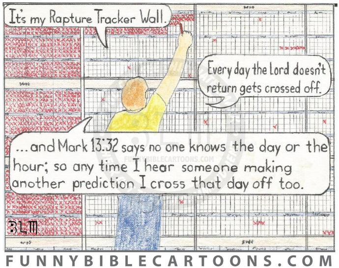 Rapture Tracker Wall Cartoon