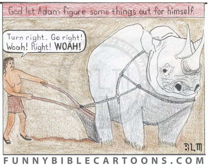 Rhino Plow Cartoon