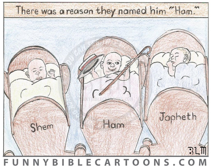 There Was A Reason They Named Him Ham Cartoon