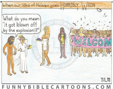 Load image into Gallery viewer, When Our Idea Of Heaven Goes Horribly Wrong (Series 2) Cartoon
