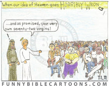 Load image into Gallery viewer, When Our Idea Of Heaven Goes Horribly Wrong (Series 2) Cartoon
