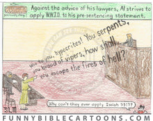 Load image into Gallery viewer, When Wwjd Goes Horribly Wrong (Series Of 7) Cartoon
