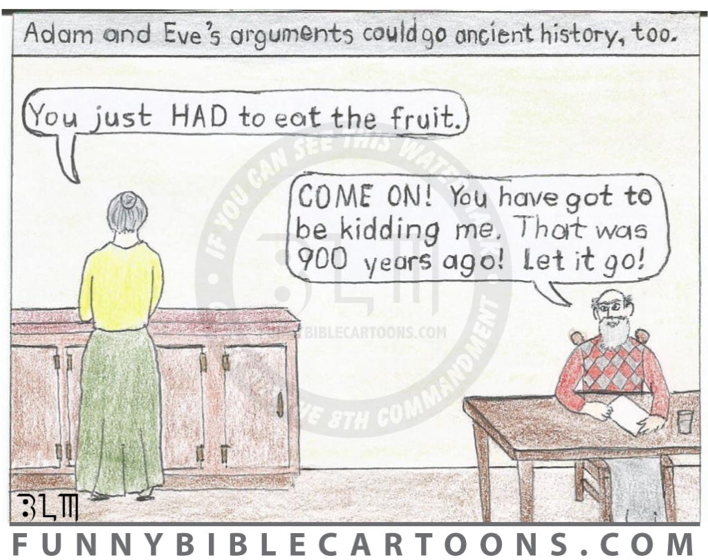 You Just Had To Eat The Fruit! Cartoon